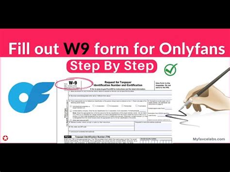 w9 only fans|how to use onlyfans and fill out the w9 form